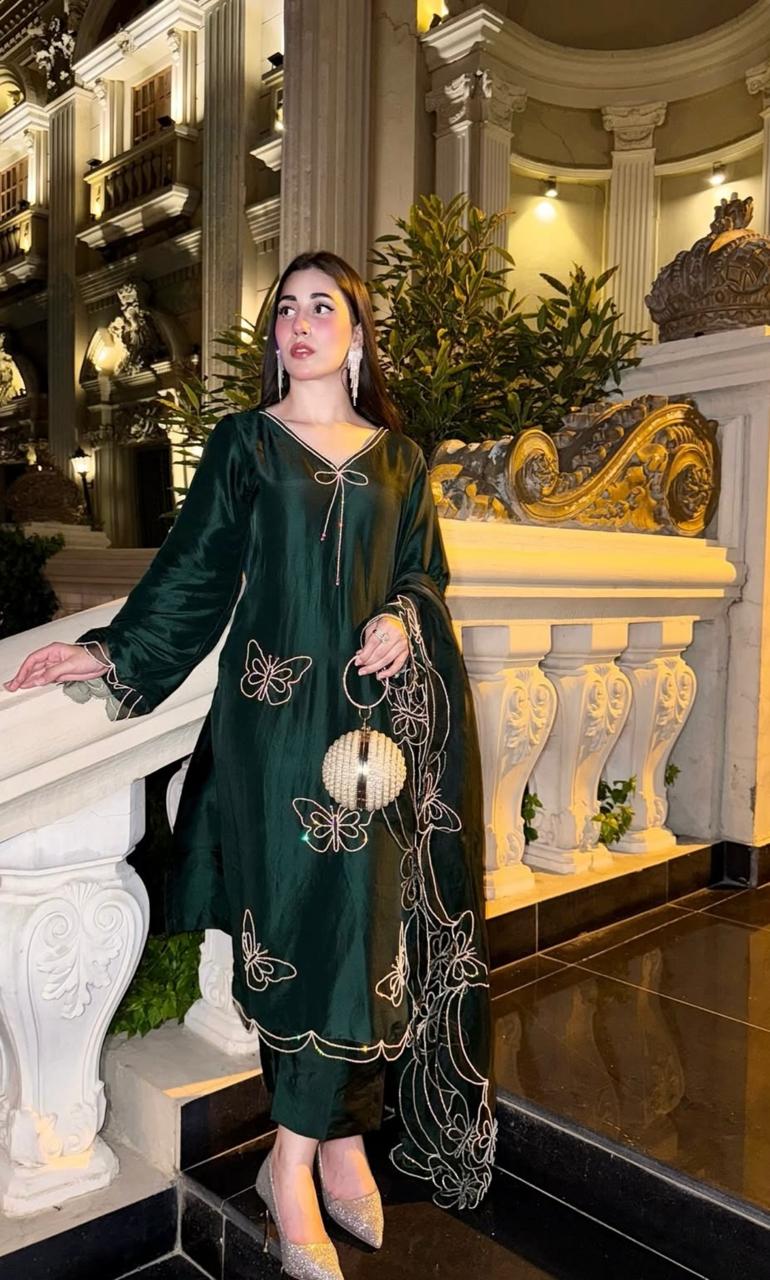 Emerald green