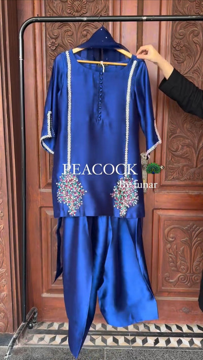 peacock blue
